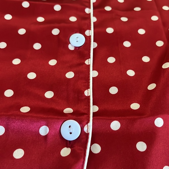 Swomog Sleepwear Small, polka dots red, top and short, 2 PCs - Picture 6 of 6
